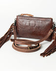 American Darling Coin Purse Hand Tooled Genuine Leather women bag western handbag purse