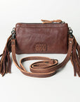 American Darling Coin Purse Hand Tooled Genuine Leather women bag western handbag purse