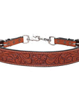 Hilason Horse Adjusts 24" - 27" Size Leather Breast Collar Wither Strap