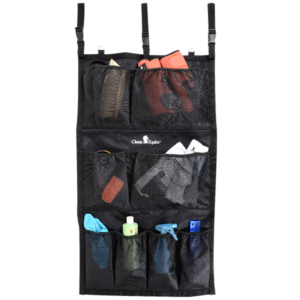42 in X 24 Classic Equine Horse Boots Mesh Hanging Case Bag Black