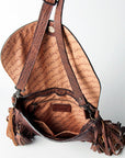 American Darling ADBGZ481 Crossbody Hand Tooled Genuine Leather Women Bag Western Handbag Purse