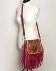 American Darling ADBGZ482 Crossbody Hand Tooled Genuine Leather Women Bag Western Handbag Purse