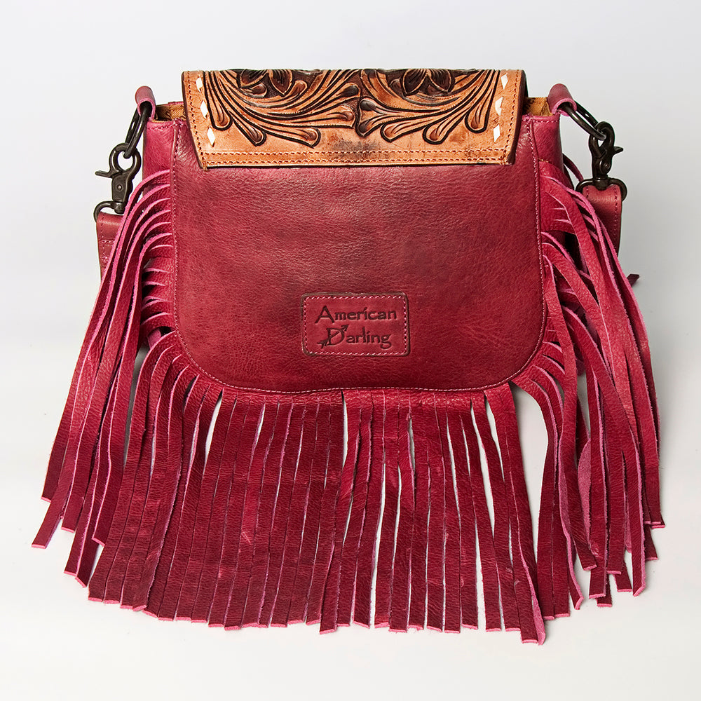 American Darling ADBGZ482 Crossbody Hand Tooled Genuine Leather Women Bag Western Handbag Purse