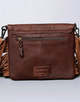 American Darling ADBGZ279A Cross Body Hand Tooled Hair On Genuine Leather women bag western handbag purse