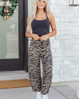 Hunter Printed Wide Leg Jeans