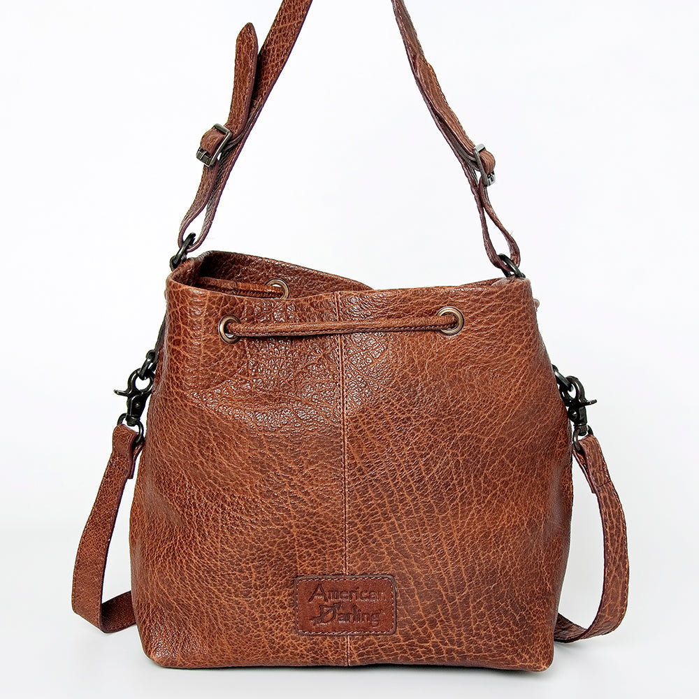 American Darling ADBGZ454A Tote Hand Tooled Genuine Leather women bag western handbag purse