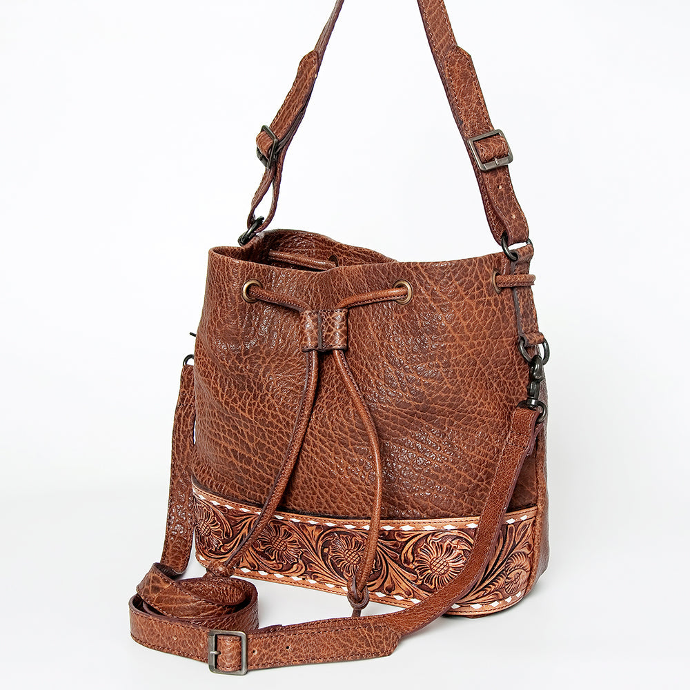 American Darling ADBGZ454A Tote Hand Tooled Genuine Leather women bag western handbag purse