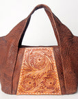 American Darling ADBGZ459A Tote Hand Tooled Genuine Leather women bag western handbag purse