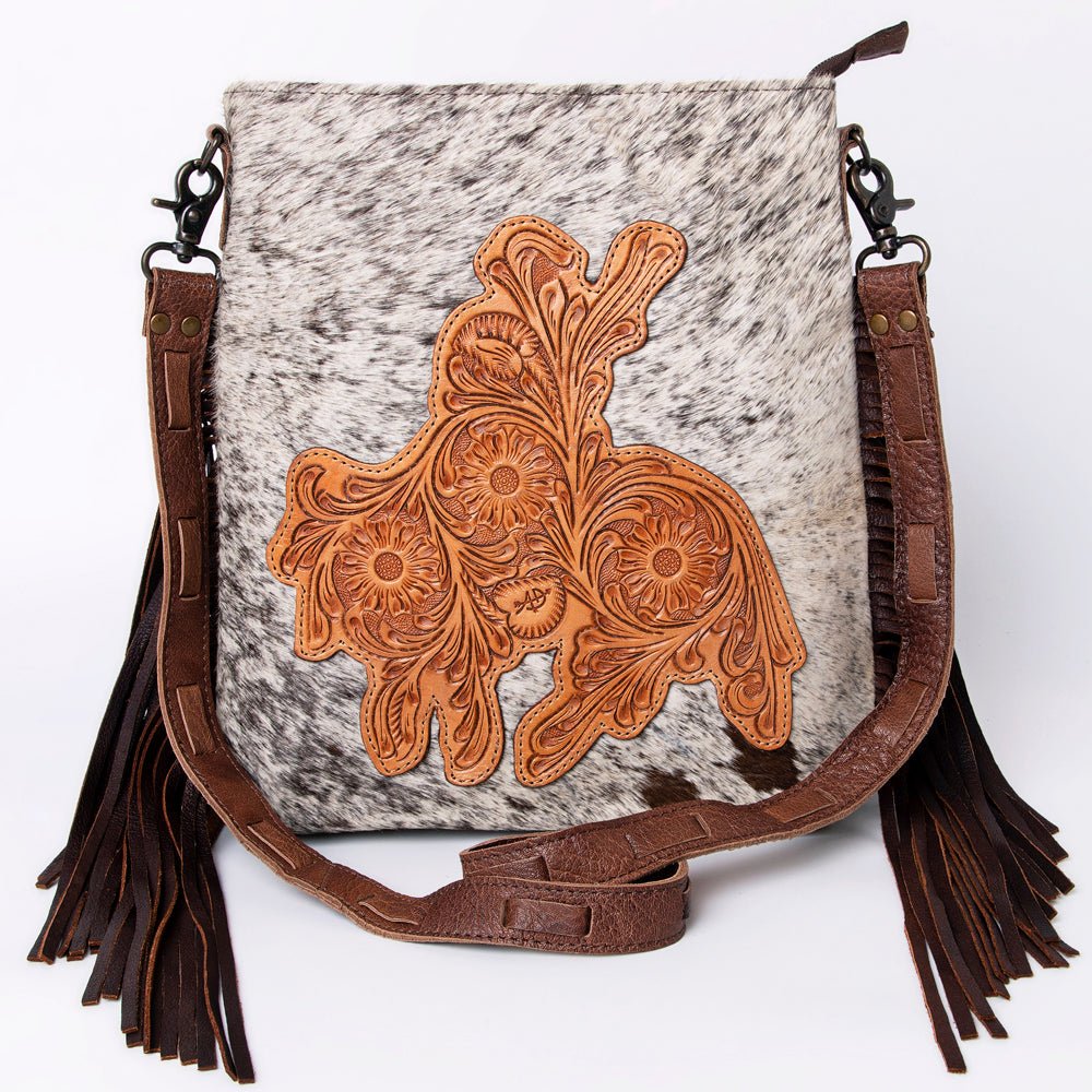 American Darling Hand Tooled Genuine Leather Women Bag Western Handbag Purse