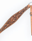 Hilason Western American Leather Horse Tack Set Tan