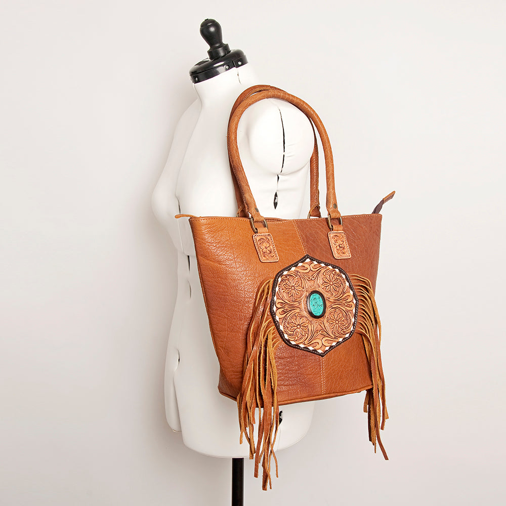 American Darling Tote Hand Tooled Genuine Leather women bag western handbag purse