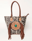 American Darling Tote Hand Tooled Genuine Leather women bag western handbag purse