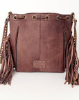 American Darling Bucket Hair On Genuine Leather Women Bag Western Handbag Purse