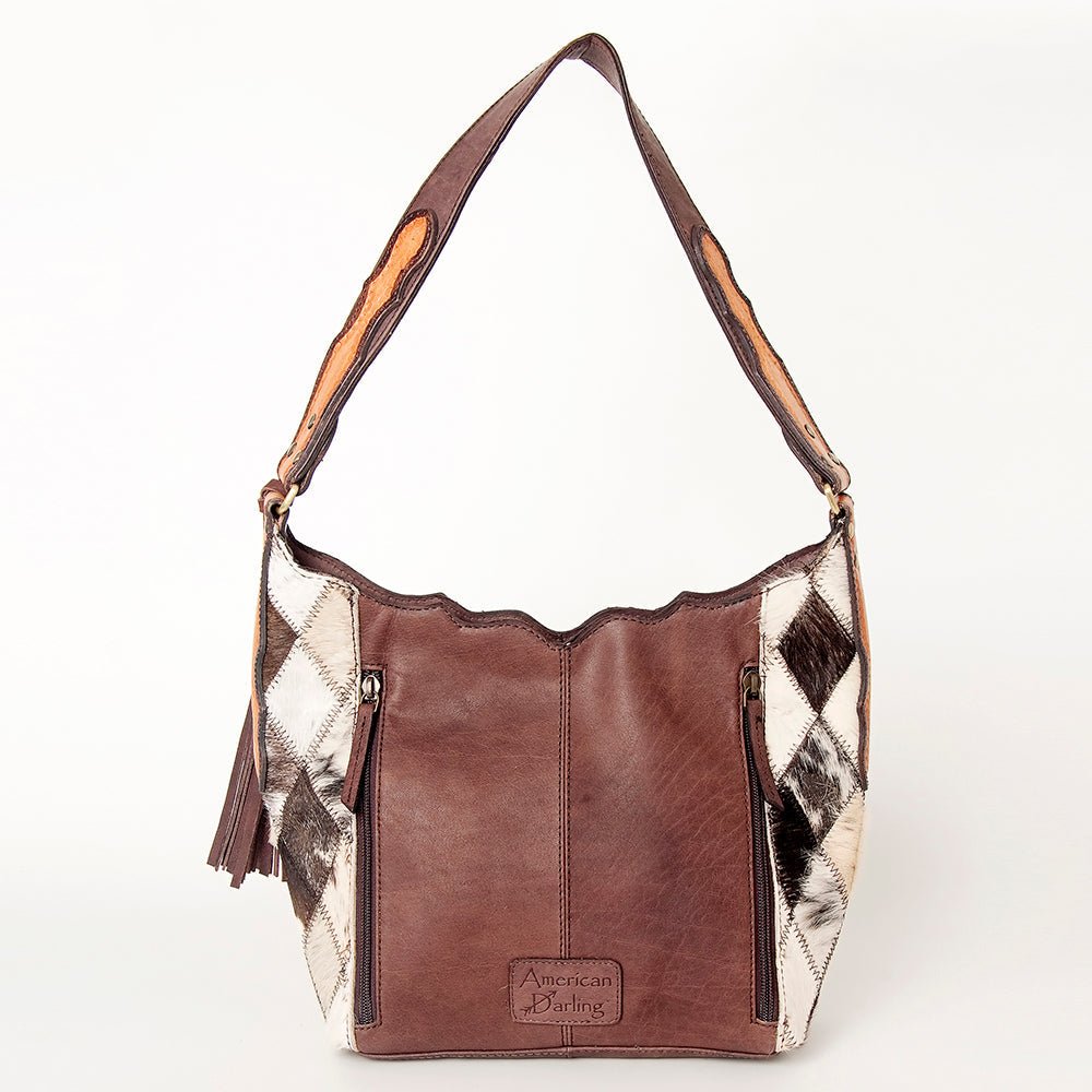 American Darling Hobo Hand Tooled Genuine Leather Women Bag Western Handbag Purse