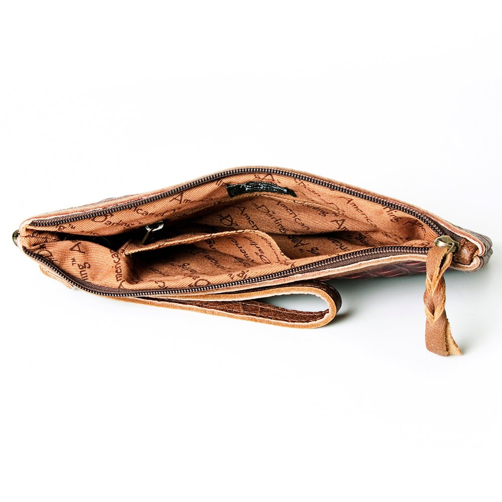 GIBGX281 American Darling Crocodile Embossed Genuine Leather Women Bag Western Handbag Purse