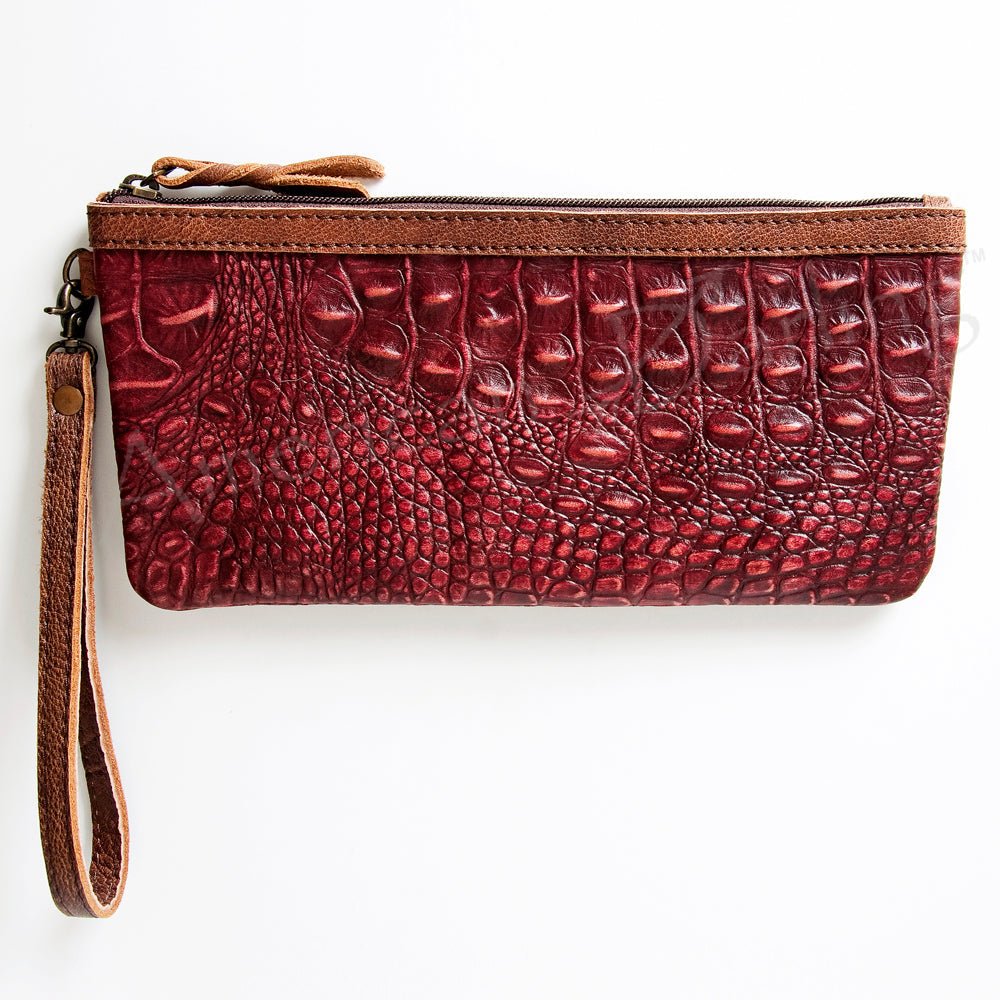 GIBGX281 American Darling Crocodile Embossed Genuine Leather Women Bag Western Handbag Purse