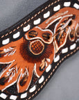 Bar H Equine Leather Spurs Straps for Adults - Western Womens Spur Straps for Horse Riding, Barrel Racing, Show, and Rodeo