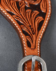 Bar H Equine Leather Spurs Straps for Adults - Western Womens Spur Straps for Horse Riding, Barrel Racing, Show, and Rodeo