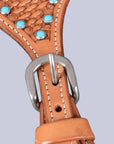 Bar H Equine Leather Spurs Straps for Adults - W. Womens Spur Straps