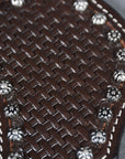 Bar H Equine Leather Spurs Straps for Adults - Western Womens Spur Straps for Horse Riding, Barrel Racing, Show, and Rodeo
