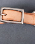 Bar H Equine Western Horse Stainless Steel Chain Genuine American Leather Curbs Strap