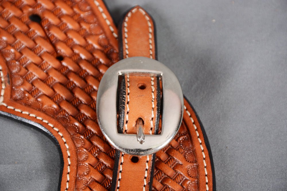 Durable Handcrafted PremiumLeather Spur Straps For Women Western Riding Show Rodeo