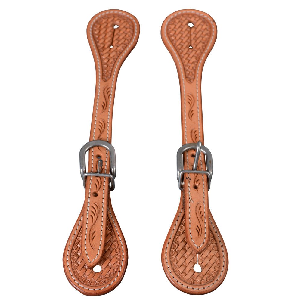 Durable Handcrafted PremiumLeather Spur Straps For Women Western Riding Show Rodeo