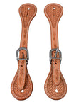 Durable Handcrafted PremiumLeather Spur Straps For Women Western Riding Show Rodeo