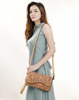 American Darling ADBGZ460A Wallet Hand Tooled Genuine Leather women bag western handbag purse