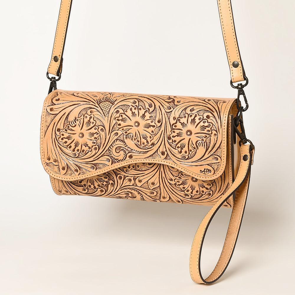 American Darling ADBGZ460A Wallet Hand Tooled Genuine Leather women bag western handbag purse