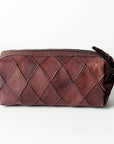 American Darling ADBGZ488 Toiletry Genuine Leather Women Bag Western Handbag Purse