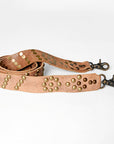 American Darling ADBT133B Full Grain Genuine Leather Crossbody Handle Strap For Bags