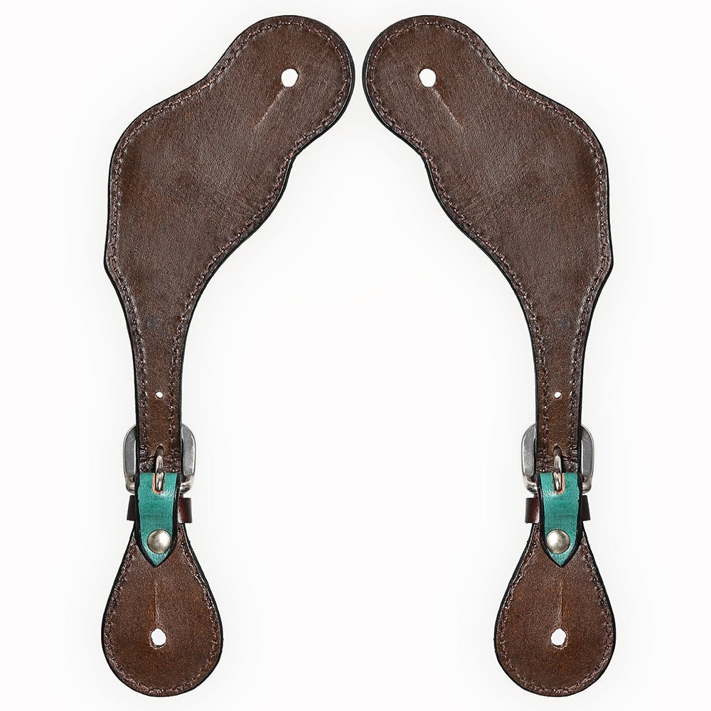 Durable Handcrafted PremiumLeather Spur Straps For Women Western Riding Show Rodeo