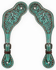 Durable Handcrafted PremiumLeather Spur Straps For Women Western Riding Show Rodeo