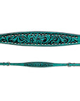 Bar H Equine American Leather Horse Saddle Tack One Ear Headstall | Breast Collar | Browband Headstall | Wither Strap | Tack Set for Horses Spotted Pinwheel Collection