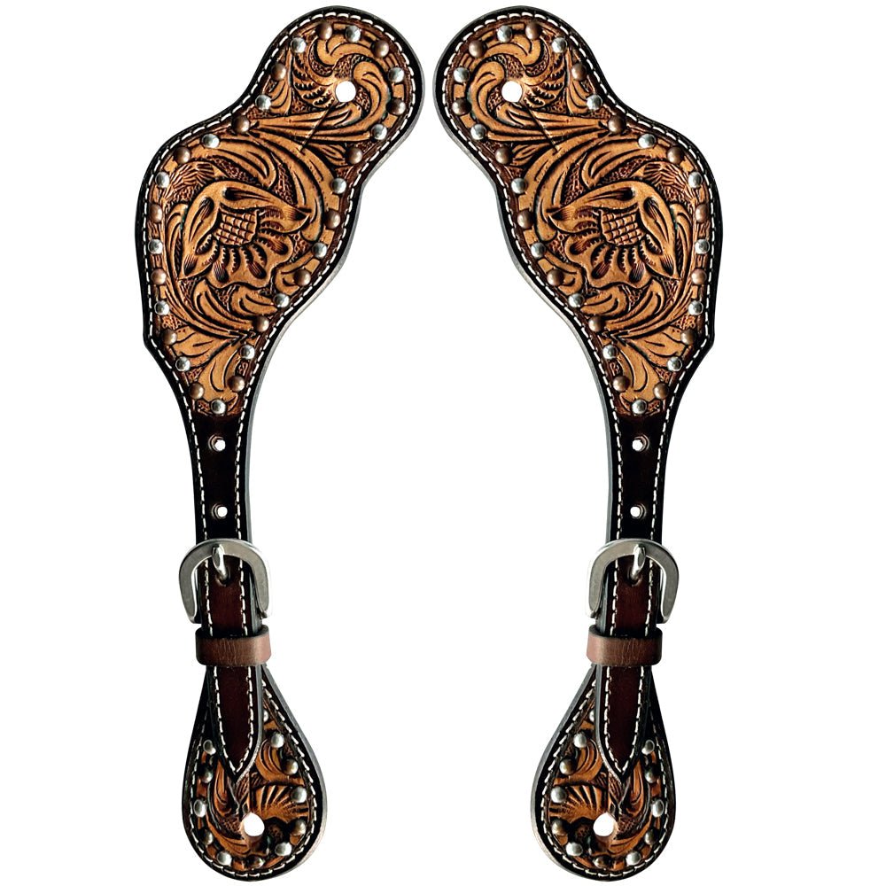 Durable Handcrafted PremiumLeather Spur Straps For Women Western Riding Show Rodeo
