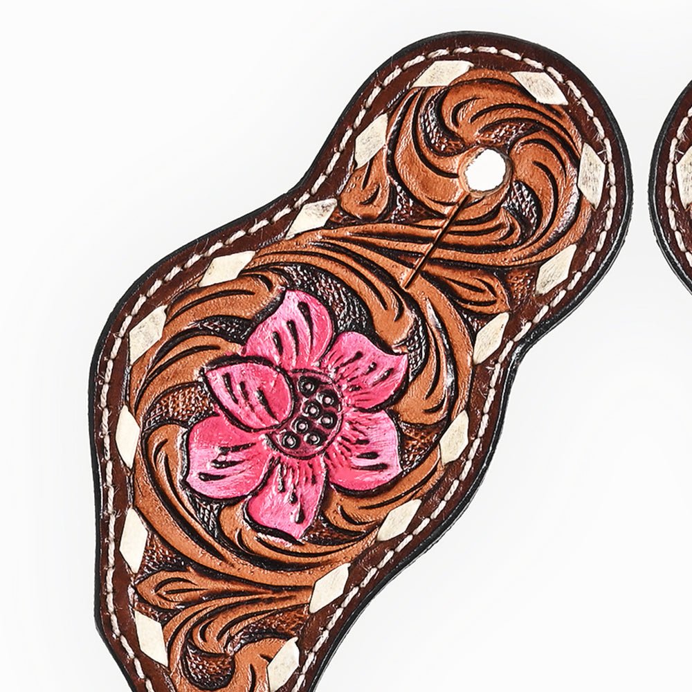 Durable Handcrafted PremiumLeather Spur Straps For Women Western Riding Show Rodeo