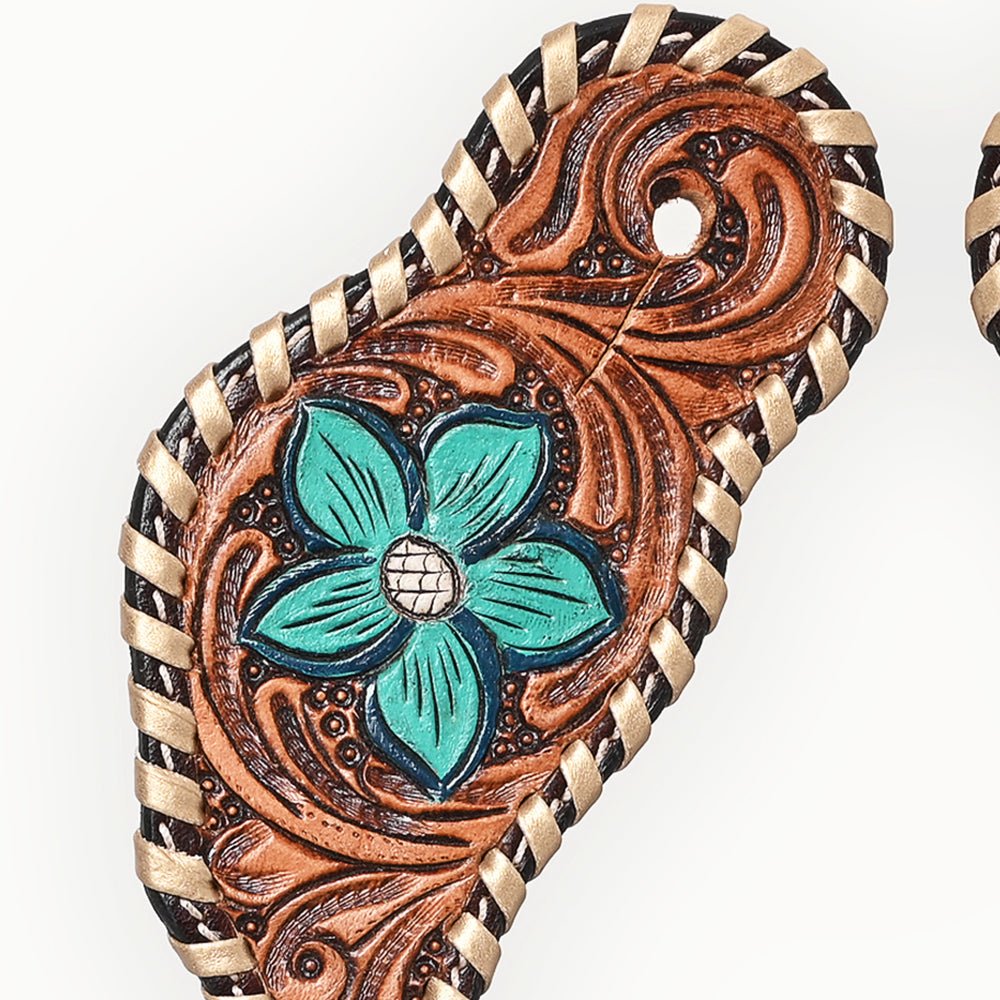 Durable Handcrafted PremiumLeather Spur Straps For Women Western Riding Show Rodeo