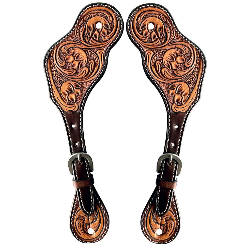Durable Handcrafted PremiumLeather Spur Straps For Women Western Riding Show Rodeo