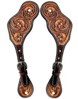 Durable Handcrafted PremiumLeather Spur Straps For Women Western Riding Show Rodeo