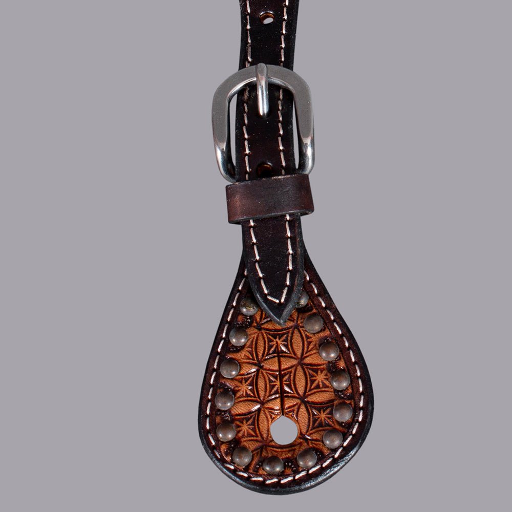 Durable Handcrafted PremiumLeather Spur Straps For Women Western Riding Show Rodeo