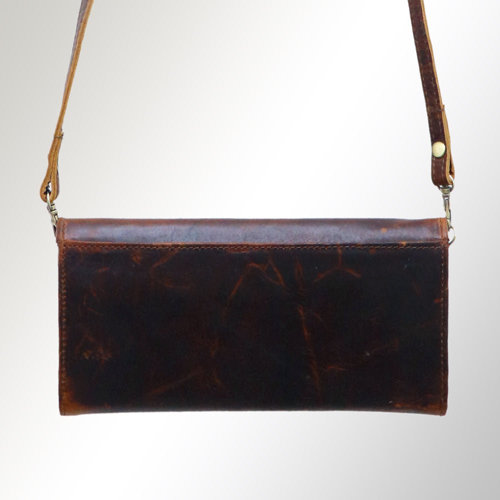 American Darling Wallet Genuine Leather Women Bag Western Handbag Purse