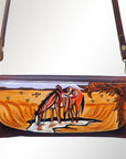 American Darling Wallet Genuine Leather Women Bag Western Handbag Purse