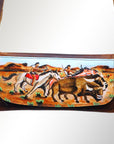 American Darling Wallet Hair on Full Grain Genuine Leather Western Women Bag | Handbag Purse Travel Clutch