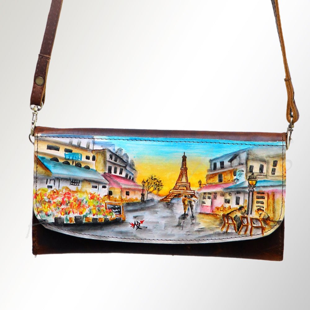 American Darling Wallet Genuine Leather Women Bag Western Handbag Purse