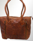 Never Mind Nmbgm116A Tote Vintage Handmade Genuine Cowhide Leather Women Bag Western Handbag Purse