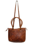 Never Mind Nmbgm116A Tote Vintage Handmade Genuine Cowhide Leather Women Bag Western Handbag Purse