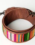 American Darling ADBT138 Saddle Blanket Genuine Leather Crossbody Handle Strap For Bags