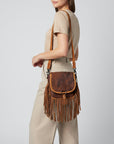 American Darling Cross Body Full Grain Genuine Leather Western Women Bag Handbag Purse | Crossbody for Cute