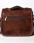 American Darling Messenger Full Grain Genuine Leather Western Women Bag Handbag Purse | Crossbody for Cute